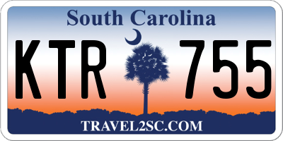 SC license plate KTR755