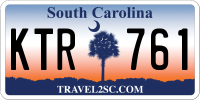SC license plate KTR761