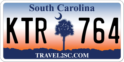 SC license plate KTR764