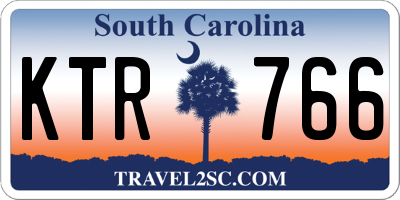 SC license plate KTR766