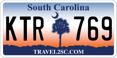 SC license plate KTR769