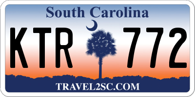 SC license plate KTR772