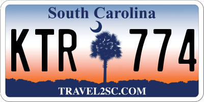 SC license plate KTR774