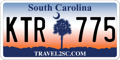 SC license plate KTR775