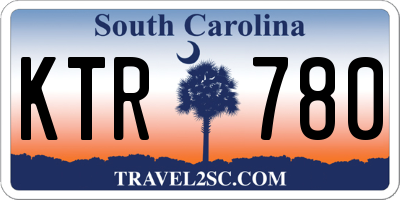 SC license plate KTR780