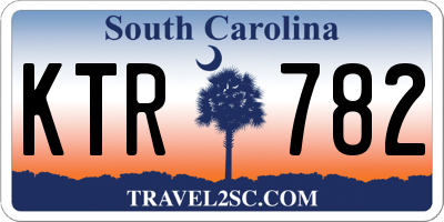 SC license plate KTR782