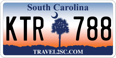 SC license plate KTR788