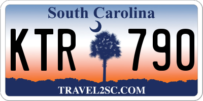 SC license plate KTR790