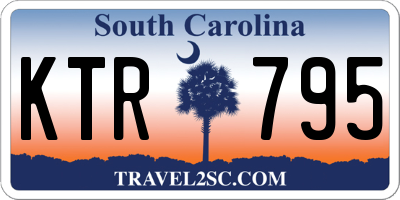 SC license plate KTR795