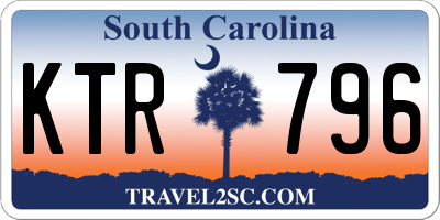 SC license plate KTR796