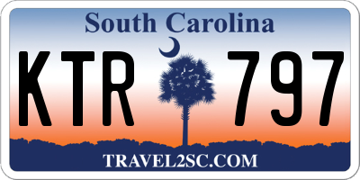 SC license plate KTR797