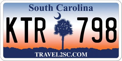 SC license plate KTR798