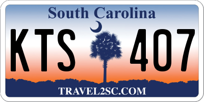 SC license plate KTS407