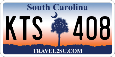 SC license plate KTS408
