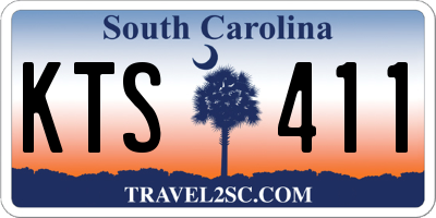 SC license plate KTS411