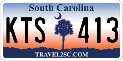 SC license plate KTS413
