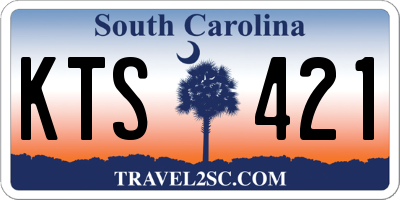 SC license plate KTS421