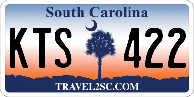 SC license plate KTS422