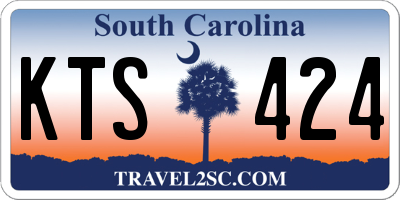 SC license plate KTS424