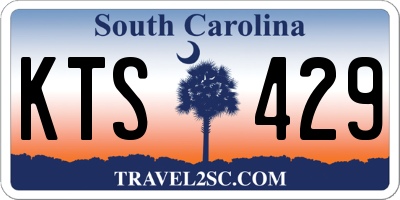SC license plate KTS429