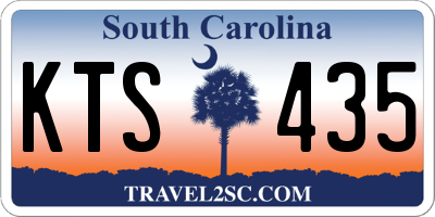SC license plate KTS435