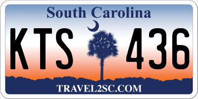 SC license plate KTS436