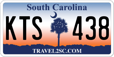 SC license plate KTS438