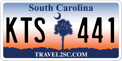 SC license plate KTS441