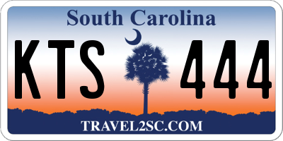 SC license plate KTS444