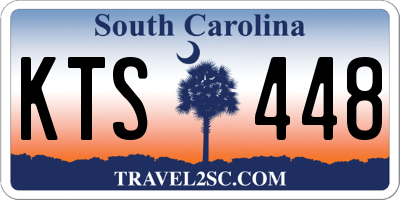 SC license plate KTS448