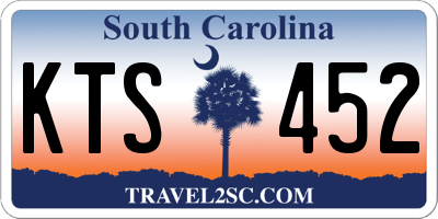SC license plate KTS452