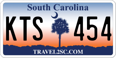 SC license plate KTS454