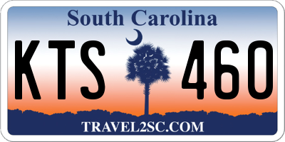 SC license plate KTS460