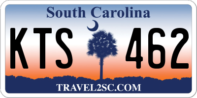 SC license plate KTS462
