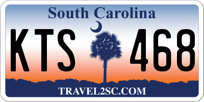 SC license plate KTS468