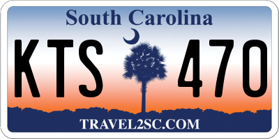 SC license plate KTS470