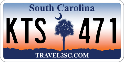 SC license plate KTS471