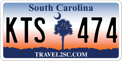 SC license plate KTS474