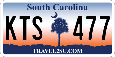 SC license plate KTS477