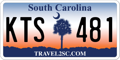 SC license plate KTS481