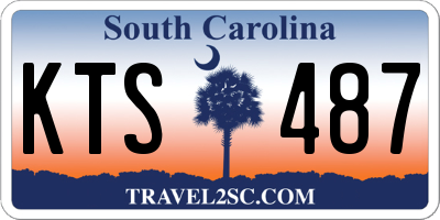 SC license plate KTS487