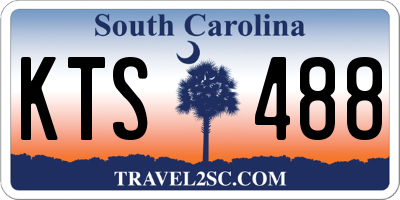 SC license plate KTS488