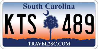 SC license plate KTS489
