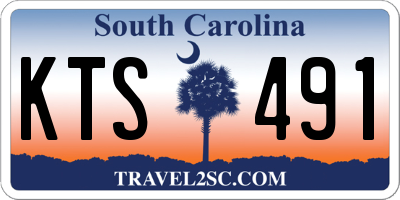 SC license plate KTS491