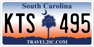 SC license plate KTS495