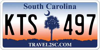 SC license plate KTS497
