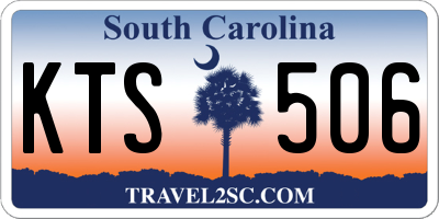 SC license plate KTS506