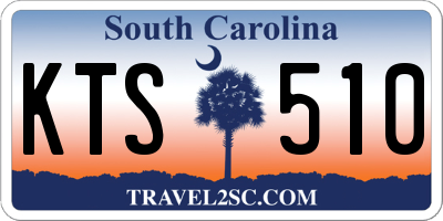 SC license plate KTS510