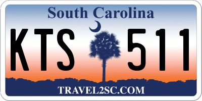 SC license plate KTS511