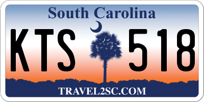 SC license plate KTS518